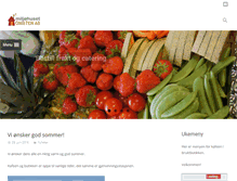 Tablet Screenshot of miljohuset-gnisten.no